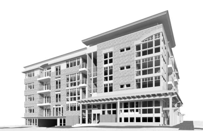 Rendering of condo downtown